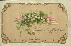 CPA Fantaisie Fleurs Muguet 