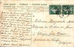 Vintage Postcard Fantasy Flowers Easter Bells