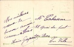 CPA Fantaisie Fleurs Trefles 