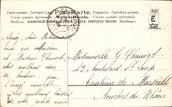 CPA Fantaisie Fleurs Oiseaux 