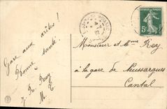 CPA Fantaisie Fleurs Poisson 1er Avril 