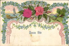 CPA Fantaisie Fleurs 