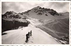CPA Sports d'hiver dans les Alpes de Provence Excursion en haute montagne 