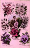 CPA Fantaisie Le langage des Fleurs 