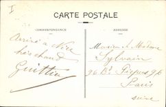 Vintage Postcard Nice Gone from the Palm trees to the Gambetta public garden