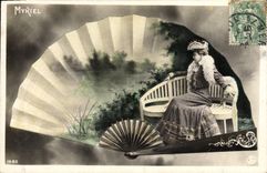 Vintage Postcard Fantasy Woman Myriel Range