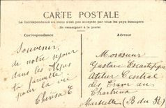 CPA Fantaisie Fleurs (fleurs sechees)