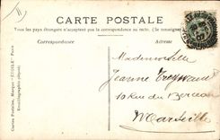 Vintage Postcard Fantasy Woman Letters Letter J Children