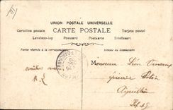 Vintage Postcard Fantasy Woman Letters Letter L