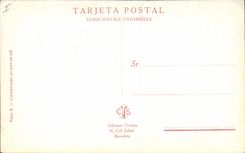 Postal Corrida Corrida de toros Cambiando el por en stil