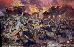 CPA Militaria Bataille de la Marne Les Turcos a Germigny l'Eveque 