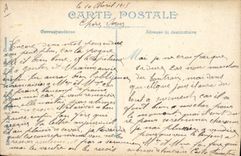 CPA Militaria Pendant la halte 