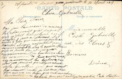 CPA Militaria Une bonne partie Jeu de cartes 