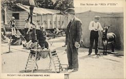 Vintage Postcard Cinema a scene of My Small Donkey Mule Meric SIGNAL