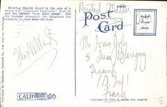 Modern Postcard Cinema Dr. Harold Lloy and his patient Micky Daniela SIGNAL