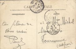 Vintage Postcard Theater Beziers Music Hall of the Varieties