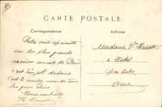 Vintage Postcard Theater Paris Magic City the monumental door