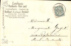 CPA Fantaisie Fleurs Trefle 