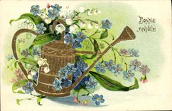 CPA Fantaisie Fleurs 