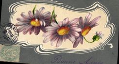 CPA Fantaisie Fleurs 