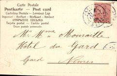 CPA Fantaisie Fleurs Oiseaux 