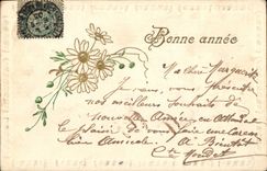 CPA Fantaisie Fleurs 