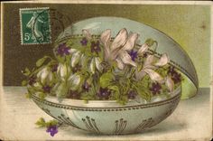 CPA Fantaisie Fleurs 