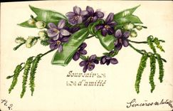 CPA Fantaisie Fleurs 