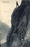 CPA Alpinisme Dans les Alpes Ascension d'un pic 