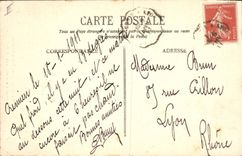 CPA Alpinisme Dans les Alpes sur le glacier Traversee d'une crevasse 