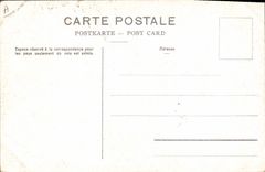 Vintage Postcard Alpinism On the glacier a perilous climbing