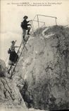 Vintage Postcard Alpinism Surroundings of Annecy Rise of the Spinner Arrived on the armchair summit