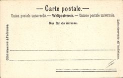 Vintage Postcard Alpinisme Glacier of Let us work Crossed of a crack