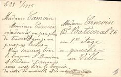 CPA Fantaisie Langage des Fleurs Marguerite 