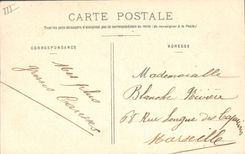 CPA Fantaisie Langage des Fleurs Mimosa Femme 