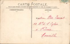 Postal Fantasia Lengua de los colores Mujer