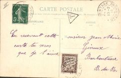 CPA Fantaisie Fleurs Femme la bonne aventure 