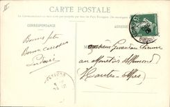 CPA Fantaisie Langage du timbre