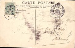 Vintage Postcard Palm trees Algiers Palm tree Gone from palm trees