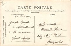 Vintage Postcard Fantasy Woman Letters Letter Mr. Enfant