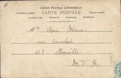 CPA Fantaisie Enfant Lettres Lettre N 