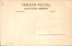 Postal Corrida Corrida de toros Paso ayudado por alto