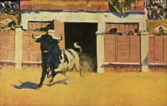 CPA Corrida Course de taureaux Bertuchi 