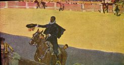 CPA Corrida Course de taureaux Bertuchi 