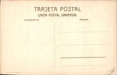 Postal Corrida Corrida de toros Una vara recargando