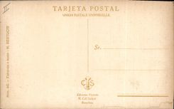 CPA Corrida Course de taureaux Bertuchi 