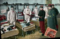 CPA Militaria Infanterie Une revue de detail 