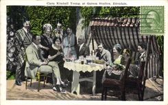 CPA Cinema Clara Kimball Young at Garson Studios Edendale TOP