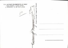 CPA Cinema Autant en emporte le vent Clark Gable Vivien Leigh Leslie Howard Olivia de Havilland