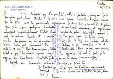 Vintage Postcard Cinema the Cameraman Buster Keaton